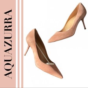 AQUAZURRA 🆕 *Host Pick* • Purist 75 Suede Pumps • Pale Blush • 34 EU 🆕